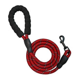 Hands-Free Reflective Dog Leash - 1.5M Heavy-Duty Thickened Round Rope with Cross-Body Shoulder Strap for Large Dogs and Active Walking