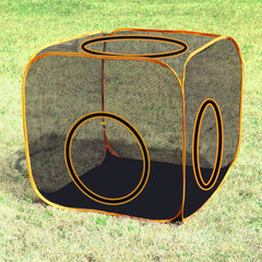 6-Piece Portable Outdoor Pet Playpen Set Extra-Large Folding Pet Tent & Exercise Fence Breathable Mesh Playpen for Dogs, Cats, and Small Animals Complete Travel-Ready Habitat