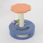 Compact Multi-Level Cat Activity Center Space-Saving Small Apartment Cat Tree Sisal-Wrapped Scratching Post & Integrated Nest Durable Jumping Platform for Kittens & Adult Cats