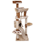 Luxury Multi-Level Cat Tree & Condo Tower Integrated Large Cat Activity Center with Sisal Scratching Posts Multi-Platform Cat Tower with Cozy Nest Wholesale Export Quality Pet Furniture