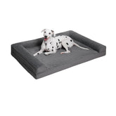 Orthopedic Memory Foam Dog Bed Stain-Resistant Washable Pet Mat with Removable Cover for Joint Support & Deep Sleep