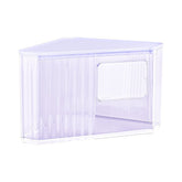 2026 Kano Professional Hamster Bathroom Dual-Use Sand Bath & Urine Basin Anti-Splash High-Wall Design for Syrian Hamsters ("Golden Bears") Easy-Clean Translucent Small Pet Toilet