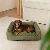 Scratch-Resistant Canvas Pet Mat - Durable Heavy-Duty Dog Bed for Large Breeds - Furniture-Grade Breathable Sleeping Pad & Sofa Protector