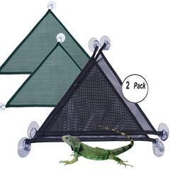 Breathable Mesh Reptile Hammock - Durable Climbing Net and Lounging Swing for Bearded Dragons, Lizards, and Snakes