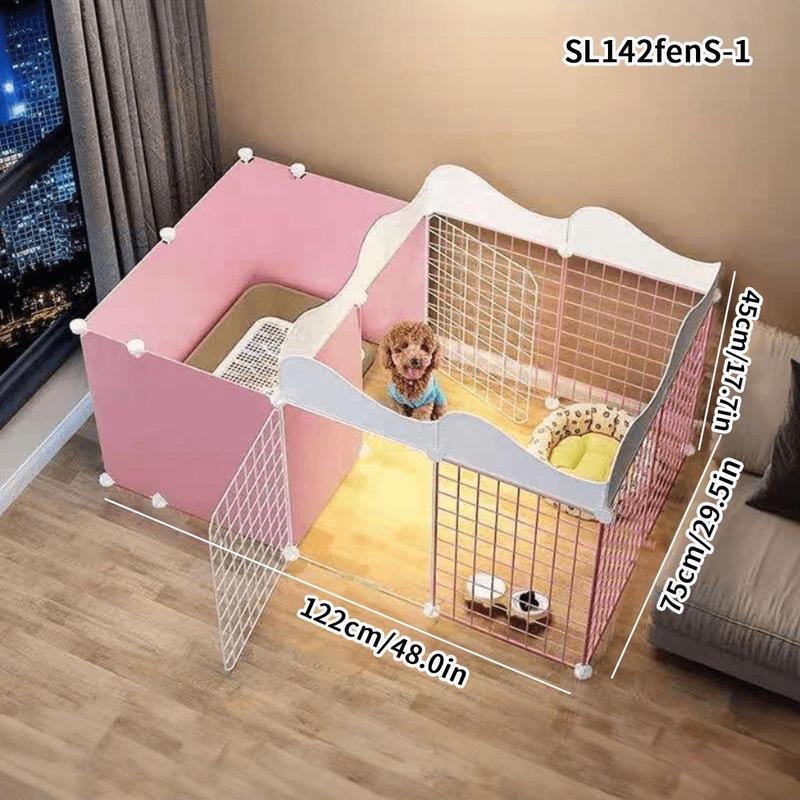 Premium Indoor Pet Playpen & Furniture Modular Small Dog & Cat Safety Fence Multi-Functional Pet Enclosure for Puppies, Kittens, and Rabbits Elegant Cross-Border Home Decor